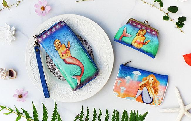 New Mermaid Coin Purses, Pouches, Wallets, Luggage Tags & Makeup Pouches