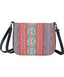 Shop Balkan textile pattern print vegan leather bag by , Eco-friendly & cruelty free.