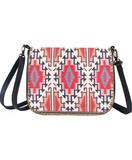 Krka Balkan print faux leather cross body bally bag - Mlavi vegan leather