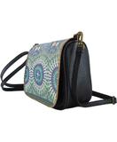 Asmaa Moroccan print faux leather cross body bag