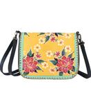 Noa Mexican oilcloth inspired floral print faux leather cross body bag - Mlavi
 - 1