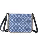 Fatima Moroccan print faux leather cross body bag