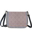 Naima Moroccan print faux leather cross body bag
