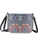 Karima Moroccan print faux leather cross body bag