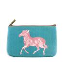 Zebra print faux leather small pouch - Mlavi
 - 1