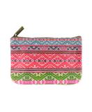 Shop Balkan textile pattern print vegan leather small pouch/coin purse by , Eco-friendly & cruelty free.