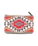 Shop Balkan textile pattern print vegan leather small pouch/coin purse by , Eco-friendly & cruelty free.