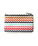 Tulum Mexican print faux leather pouch