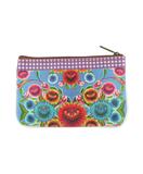Daniella Mexican oilcloth inspired flora pattern vegan leather pouch - Mlavi
 - 2