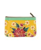 Noa Mexican oilcloth inspired floral print faux leather pouch