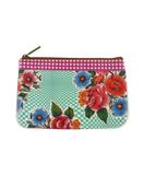 Rafaella Mexican oilcloth inspired floral print faux leather pouch