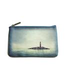 Poetic photography and inspiration quote faux leather pouch-lighthouse - Mlavi
 - 1