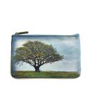 Poetic photography and inspiration quote faux leather pouch-tree of life