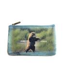 Poetic photography and inspiration quote faux leather pouch-Just dance bear - Mlavi
 - 1