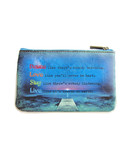 Poetic photography and inspiration quote faux leather pouch-Just dance bear - Mlavi
 - 2