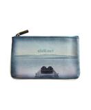 Poetic photography and inspiration quote faux leather pouch-chill out panda