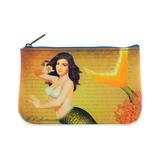 Shop Mlavi's retro pinup gilr style mermaid vegan leather small pouch. Wholesale available at /3e74ba1b4bacd089a58ff5987796ed8e/mlavi-mermaid-themed-vegan-bag-wallet-accessories-wholesale.html