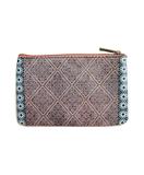 Naima Moroccan print faux leather pouch