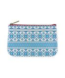 Nordic scandinavian pattern faux leather small pouch