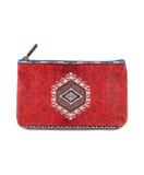 Artemis Turkish print faux leather pouch