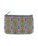 Arzu Turkish print faux leather pouch