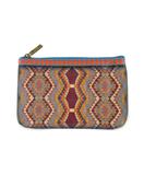 Asuman Turkish print faux leather pouch