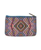 Ayfer Turkish print faux leather pouch