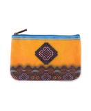 Valeria Ukrainian print faux leather pouch - Mlavi
 - 1