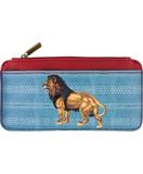 Lion vegan leather card holder / case BH-A002