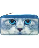 Blue eye kitty vegan leather card holder - Mlavi
 - 1