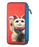 Money money come to me cat vegan leather card holder - Mlavi
 - 1