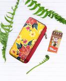 Noa Mexican oilcloth inspired flora pattern printed vegan leather card holder BH-EX011 - Mlavi
 - 1