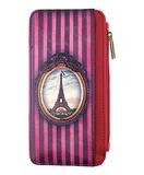 Romantic gift vintage style Paris vegan leather card holder BH-PR005