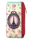 Romantic gift vintage style Paris vegan leather card holder BH-PR006 - Mlavi vegan leather