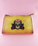 Tattoo Style Sugar Skull Makeup Pouch - Mlavi
 - 1