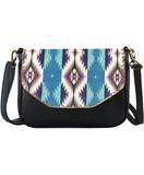 Meteora Balkan print faux leather cross body seattle bag