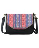 Ohrid Balkan print faux leather cross body seattle bag