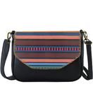 Lima Peruvian cusco print faux leather cross body bag/clutch