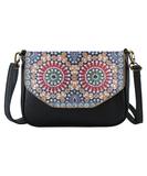 Karima Moroccan print faux leather cross body seattle bag