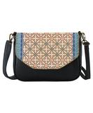 Asmaa Moroccan print faux leather cross body seattle bag