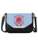 Owl print faux leather cross body seattle bag