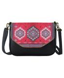 Artemis Turkish print faux leather cross body seattle bag