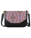 Ayfer Turkish print faux leather cross body seattle bag