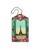 Paris Eiffel tower faux leather luggage tag - Mlavi
 - 1