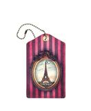 Paris Eiffel tower faux leather luggage tag - Mlavi
 - 1