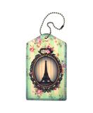 Paris Eiffel tower faux leather luggage tag - Mlavi
 - 1
