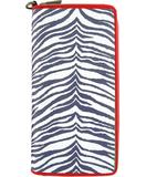 Animal print faux leather large wristlet zipper wallet: BW-AT006