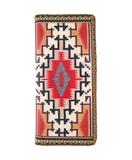 Krka Balkan print vegan leather large wallet