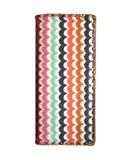 Tulum Mexican print vegan leather large wallet
