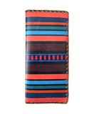 Lima Peruvian cusco print vegan leather large wallet